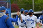 Baseball vs CGA  Wheaton College Baseball vs Coast Guard Academy during game two of the NEWMAC semi-finals playoffs. - (Photo by Keith Nordstrom) : Wheaton, baseball, NEWMAC